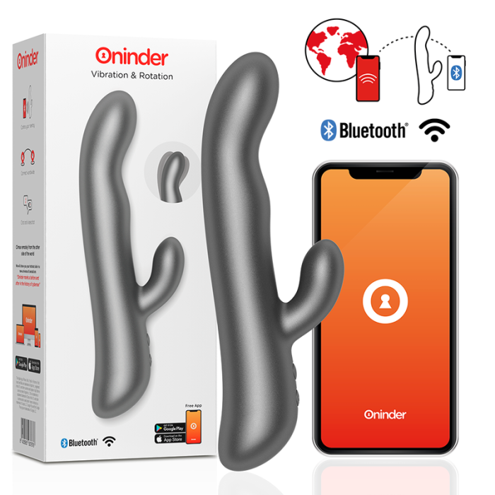 ONINDER - OSLO VIBRATION & ROTATION BLACK - FREE APP ONINDER - 2