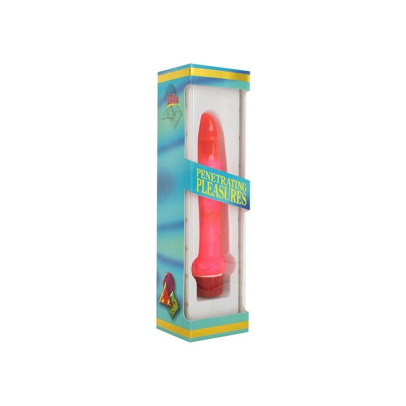 SEVEN CREATIONS - JELLY THIN PINK ANAL VIBRATOR SEVEN CREATIONS - 2