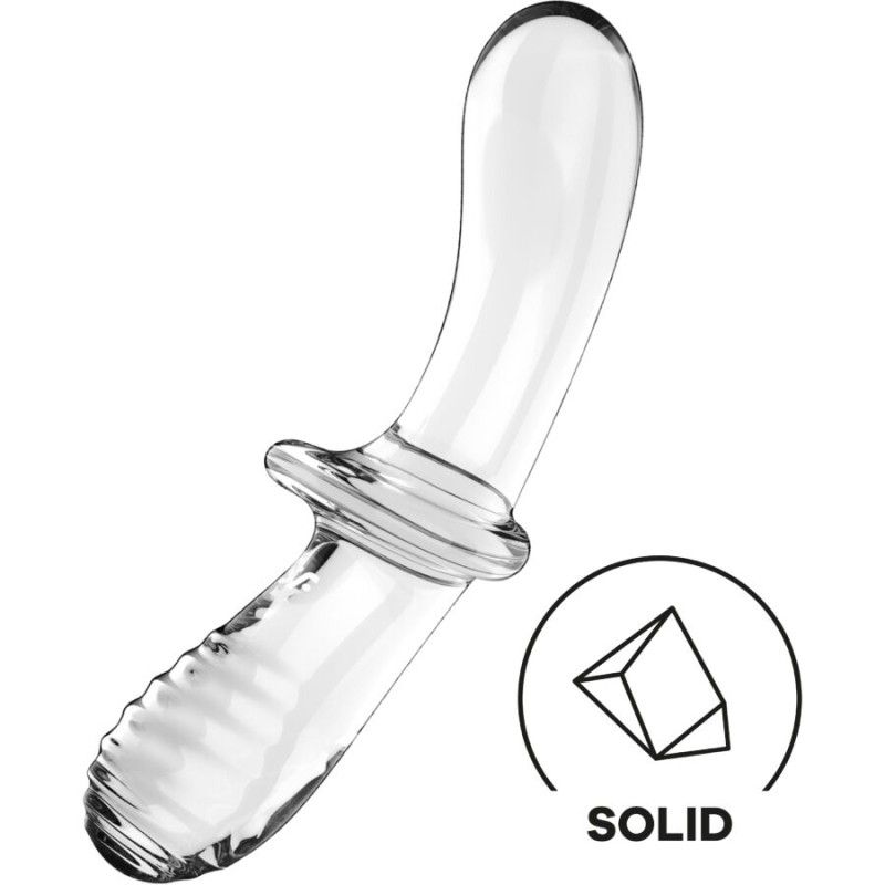 SATISFYER - DOUBLE CRYSTAL DILDO TRANSPARENT SATISFYER CRYSTAL - 4