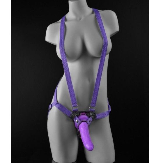 DILLIO - 7 INCH STRAP-ON  SUSPENDER HARNESS SET DILLIO - 3