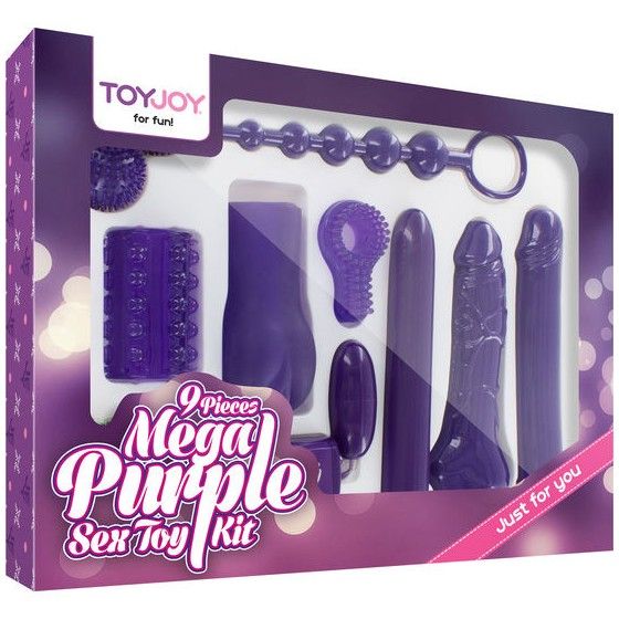 TOYJOY - JUST FOR YOU MEGA PURPLE SEX TOY KIT  - 1