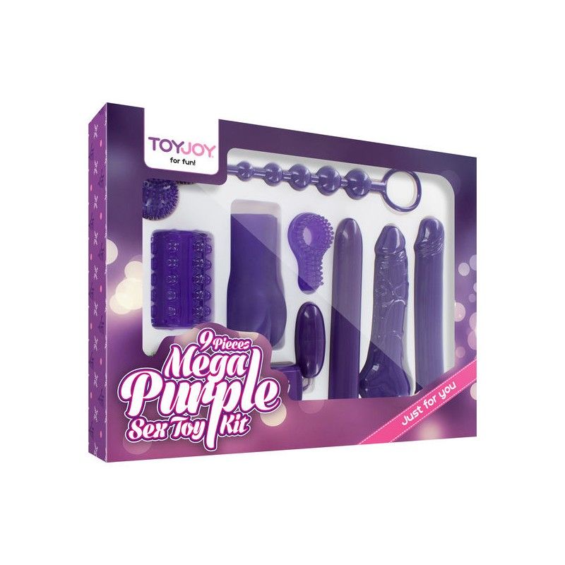 TOYJOY - JUST FOR YOU MEGA PURPLE SEX TOY KIT  - 1