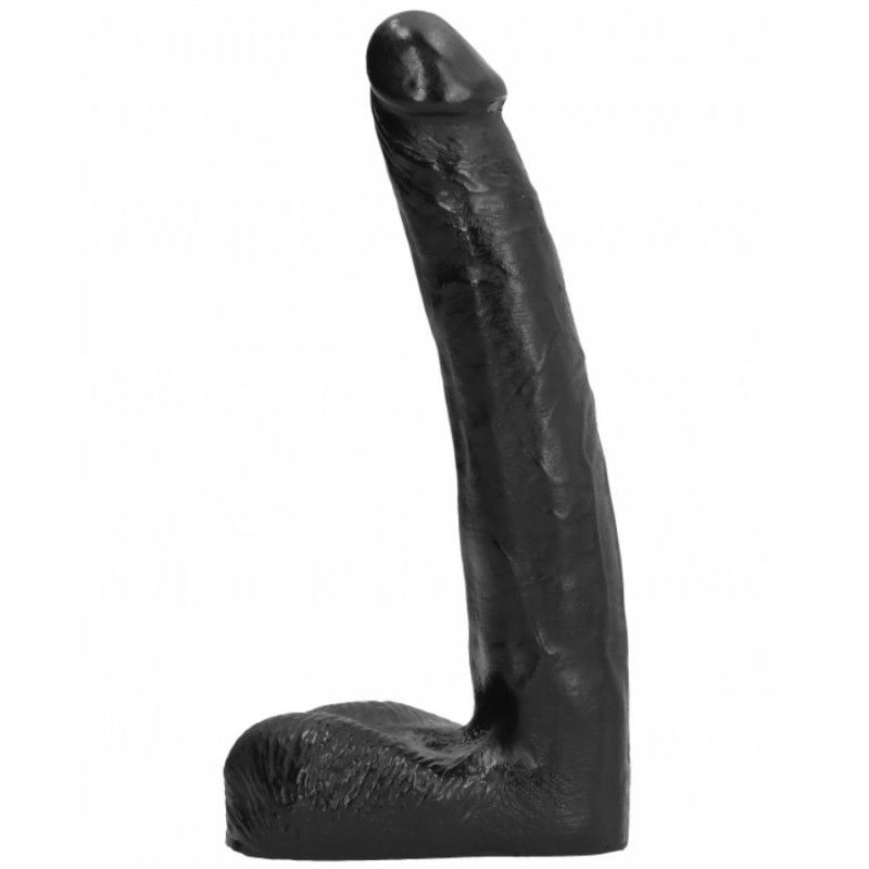 ALL BLACK - DILDO REALISTIC 21 CM ALL BLACK - 2