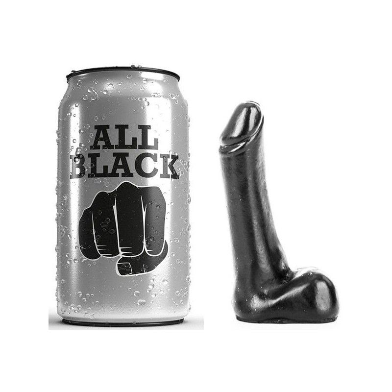 ALL BLACK - DILDO 9 CM ALL BLACK - 1