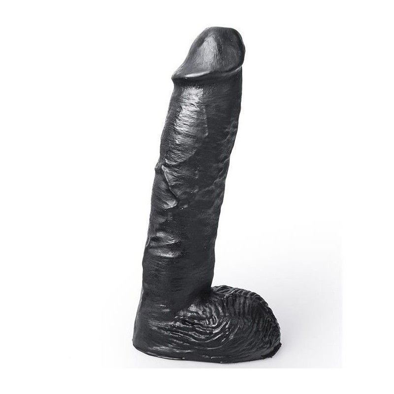 HUNG SYSTEM - REALISTIC DILDO BLACK COLOR MICKEY 24 CM HUNG SYSTEM - 1