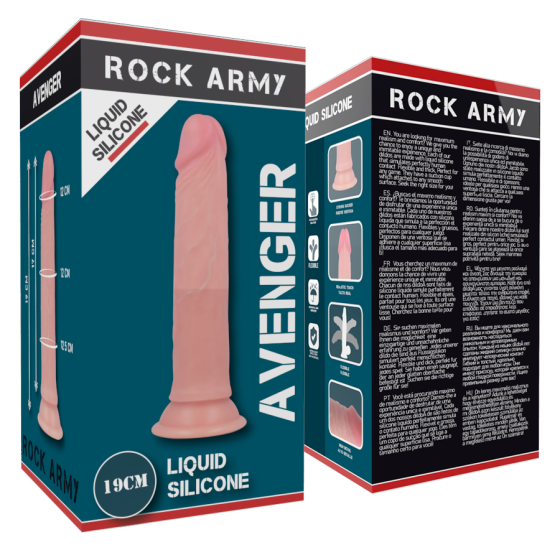 ROCKARMY - LIQUID SILICONE PREMIUM AVENGER REALISTIC 19CM ROCK ARMY - 6