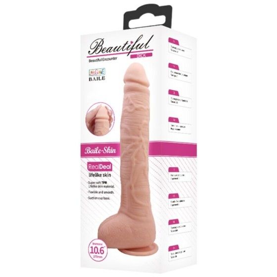 BAILE - FLEXIBLE REALISTIC DILDO BAILE DILDOS - 9