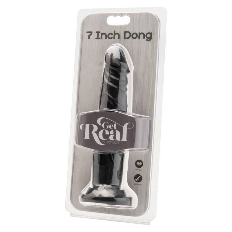 GET REAL - DONG 18 CM BLACK GET REAL - 2