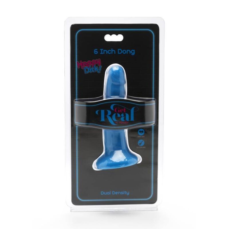 GET REAL - HAPPY DICKS DONG 12 CM BLUE GET REAL - 2