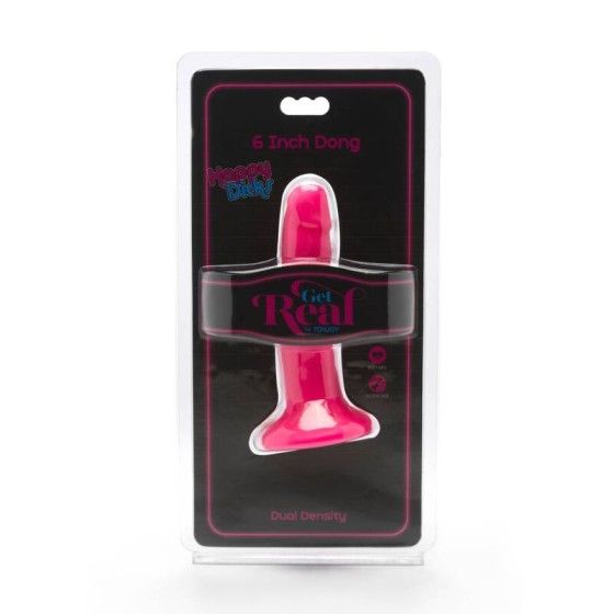GET REAL - HAPPY DICKS DONG 12 CM PINK GET REAL - 2