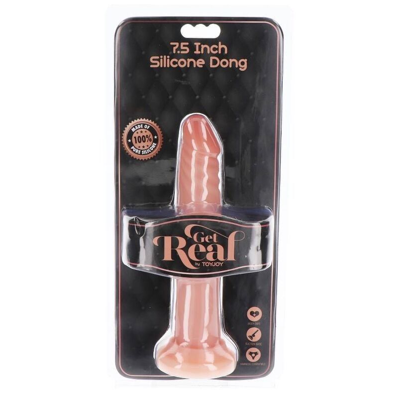 GET REAL - SILICONE DONG 19 CM SKIN GET REAL - 3