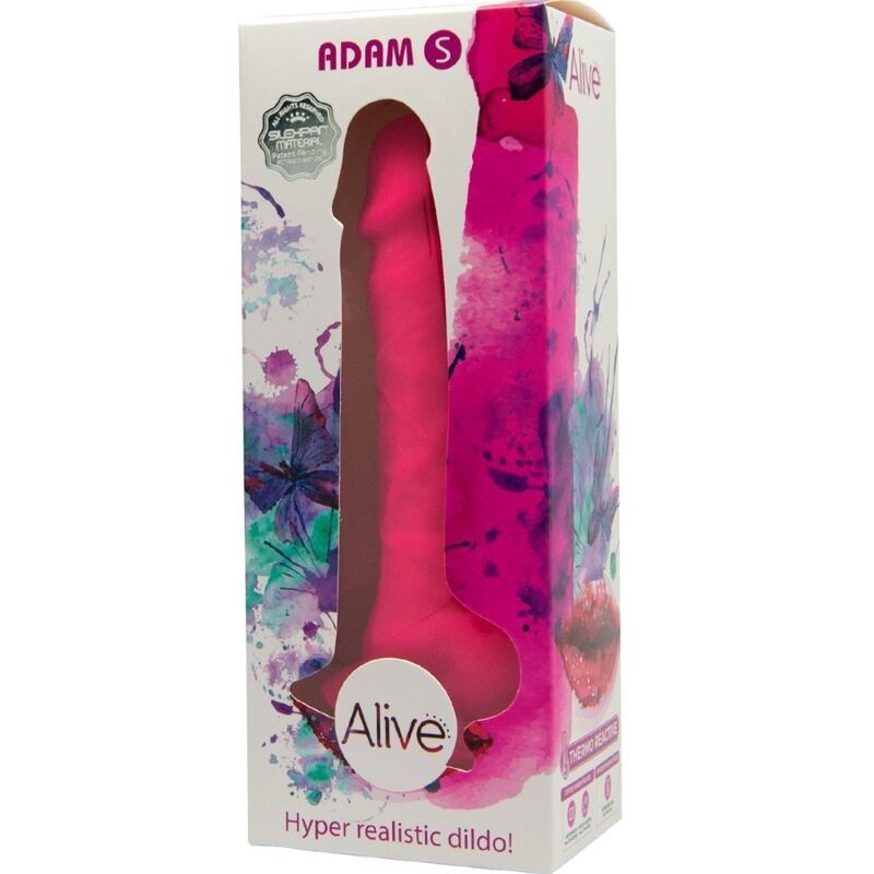 ALIVE - ADAM S REALISTIC PENIS FUCHSIA 17.75 CM ALIVE - 2