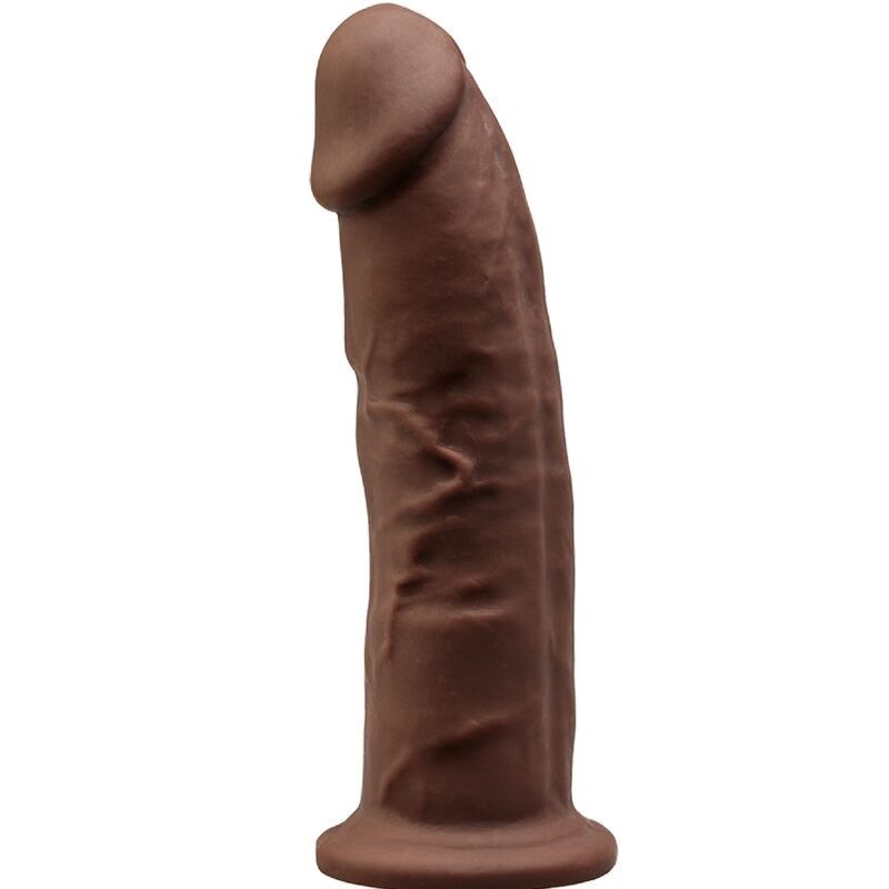 SILEXD - MODEL 2 REALISTIC PENIS PREMIUM SILEXPAN SILICONE BROWN 23 CM SILEXD - 1