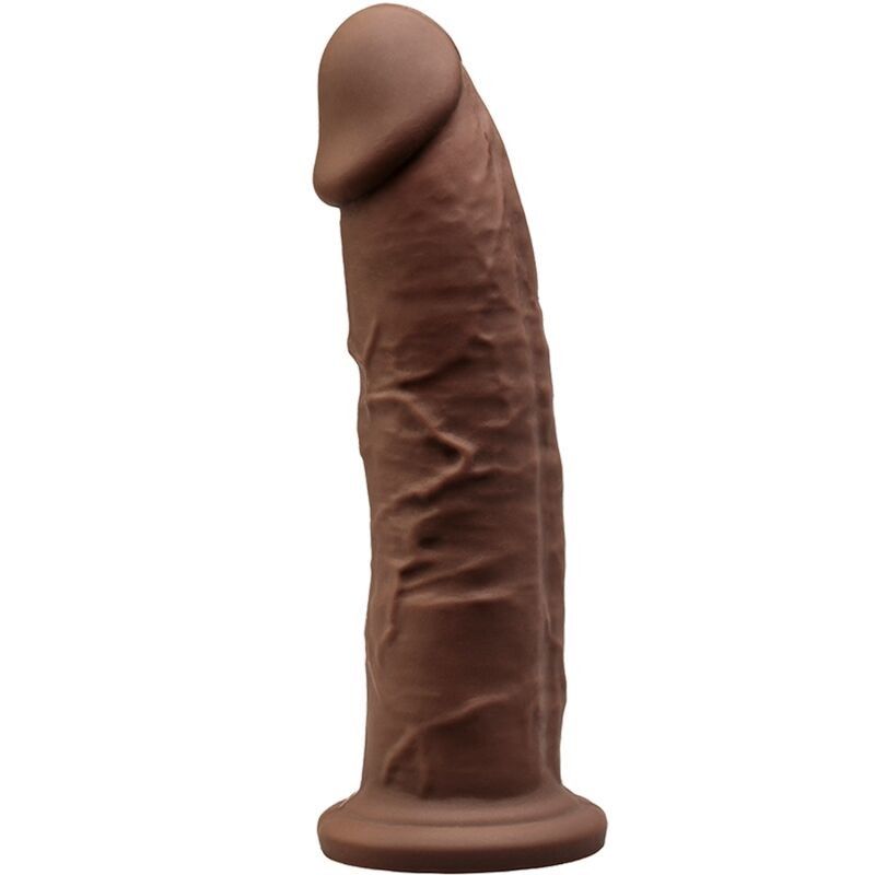 SILEXD - MODEL 2 REALISTIC PENIS PREMIUM SILEXPAN SILICONE BROWN 19 CM SILEXD - 1