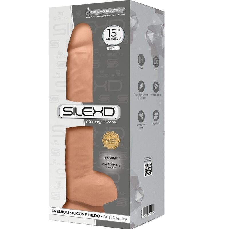 SILEXD - MODEL 1 REALISTIC PENIS PREMIUM SILEXPAN SILICONE 38 CM SILEXD - 3