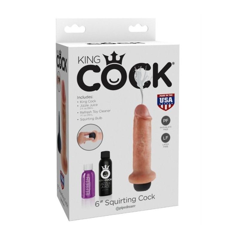 KING COCK - 15.24 CM SQUIRTING DILDO KING COCK - 2