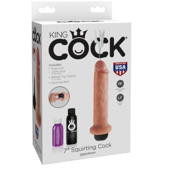KING COCK - 17.8 CM SQUIRTING DILDO KING COCK - 2