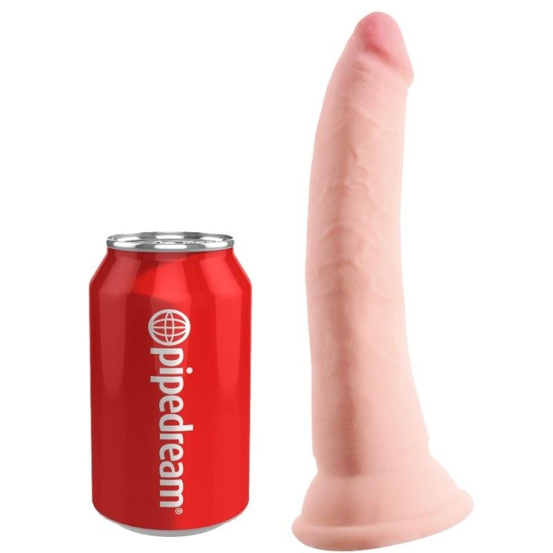 KING COCK - TRIPLE DENSITY DILDO 18 CM KING COCK PLUS - 2