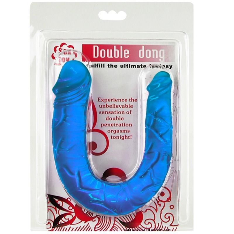 BAILE - DOUBLE DONG DOUBLE DILDO BLUE BAILE DILDOS - 2