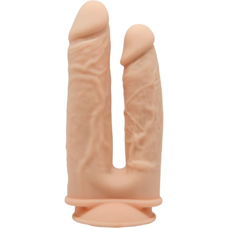 SILEXD - MODEL 1 REALISTIC PENIS DOUBLE PENETRATION VIBRATOR PREMIUM SILEXPAN SILICONE 17.5 / 19.5 CM SILEXD - 1