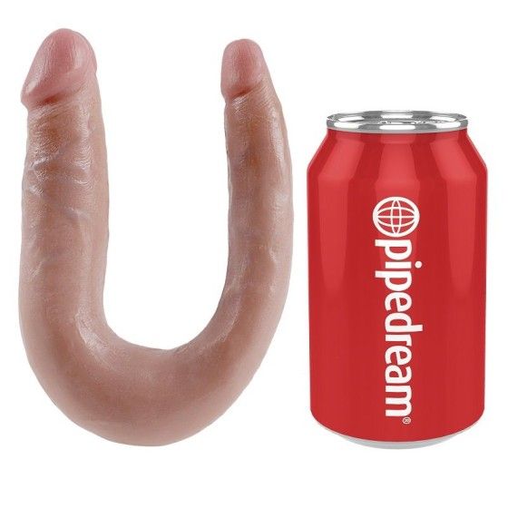 KING COCK - U-SHAPED SMALL DOUBLE TROUBLE FLESH 12.7 CM KING COCK - 4