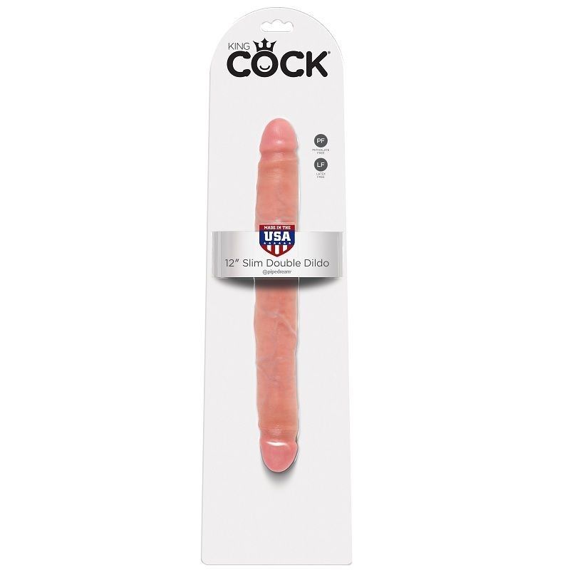 KING COCK - SLIM DOUBLE DILDO 30 CM KING COCK - 1