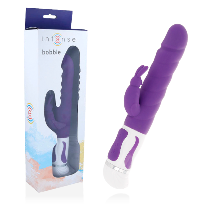 INTENSE - BOBBLE VIBRATOR ROTATOR LILAC SILICONE INTENSE COUPLES TOYS - 2