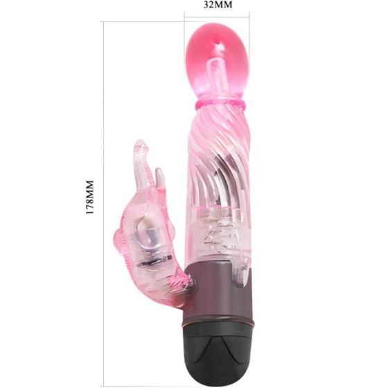 BAILE - GIVE YOU A KIND OF LOVER VIBRATOR WITH PINK RABBIT 10 MODES BAILE VIBRATORS - 3