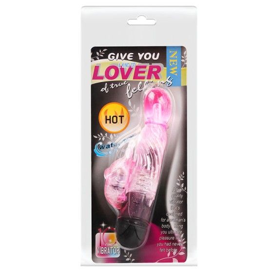 BAILE - GIVE YOU A KIND OF LOVER VIBRATOR WITH PINK RABBIT 10 MODES BAILE VIBRATORS - 9