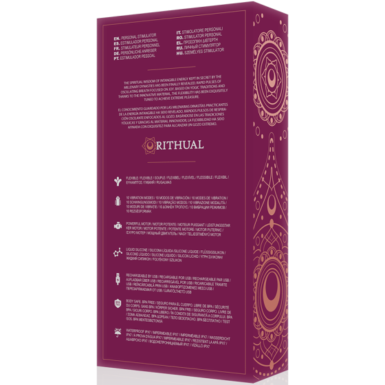 RITHUAL - ORCHID RECHARGEABLE G-POINT KRIYA STIMULATOR RITHUAL - 10