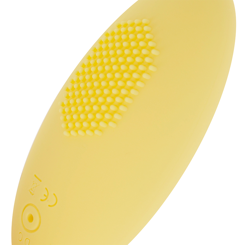 OHMAMA - TEXTURED VIBRATING EGG 10 MODES YELLOW OHMAMA STIMULATING - 2