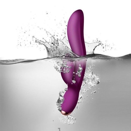 ROCKS-OFF - GIVES A RECHARGEABLE SUBMERSIBLE VIBRATOR - LILAC ROCKS-OFF - 3