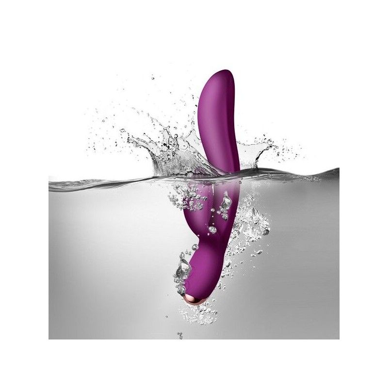 ROCKS-OFF - GIVES A RECHARGEABLE SUBMERSIBLE VIBRATOR - LILAC ROCKS-OFF - 3