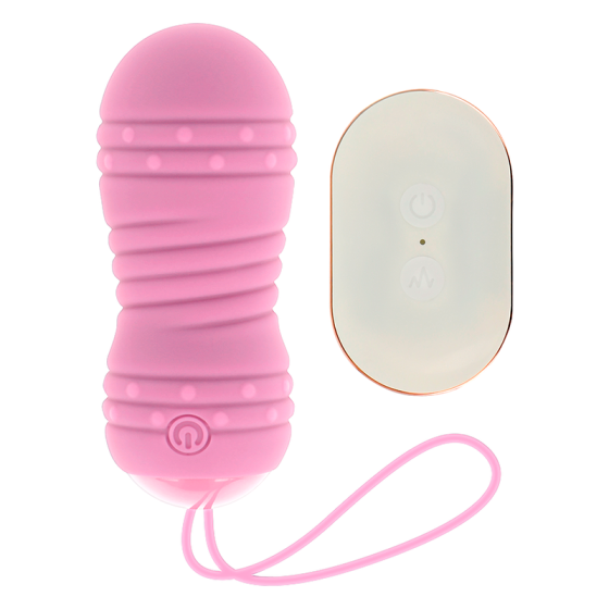 OHMAMA - REMOTE CONTROL EGG 7 MODES ROTATION PINK
