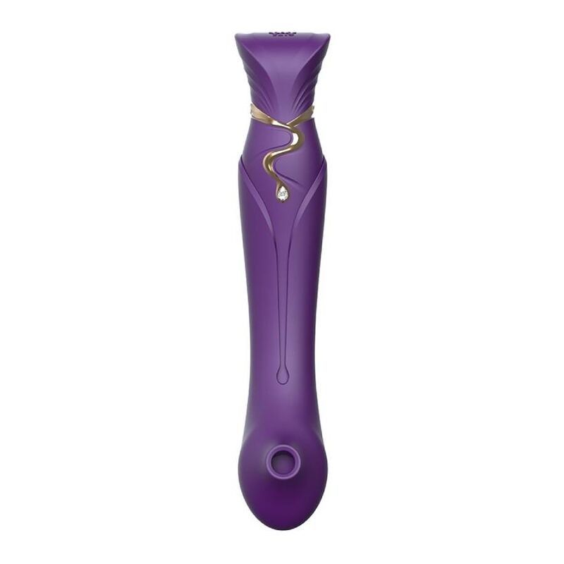 ZALO - QUEEN SET PULSE WAVE CLIT STIM PURPLE ZALO - 5