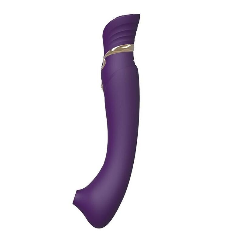 ZALO - QUEEN SET PULSE WAVE CLIT STIM PURPLE ZALO - 10