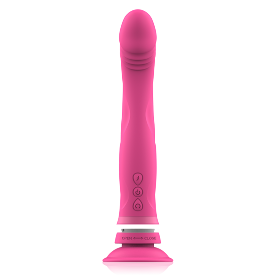 INTENSE - MICHELANGELO PINK SILICONE VIBRATOR DILDO INTENSE FUN - 4