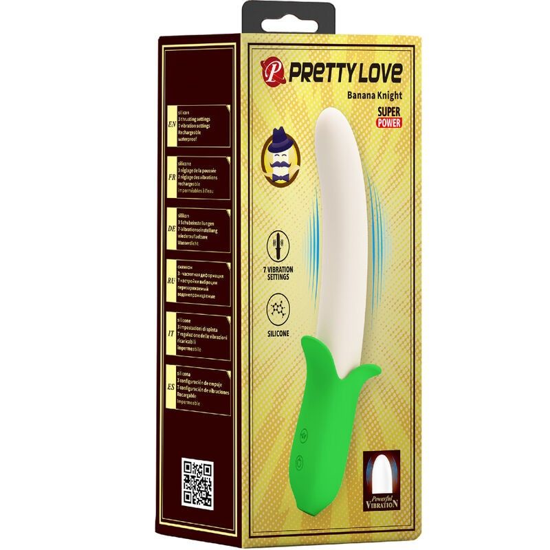 PRETTY LOVE - BANANA KNIGHT SUPER POWER 7 SILICONE VIBRATIONS PRETTY LOVE - 7