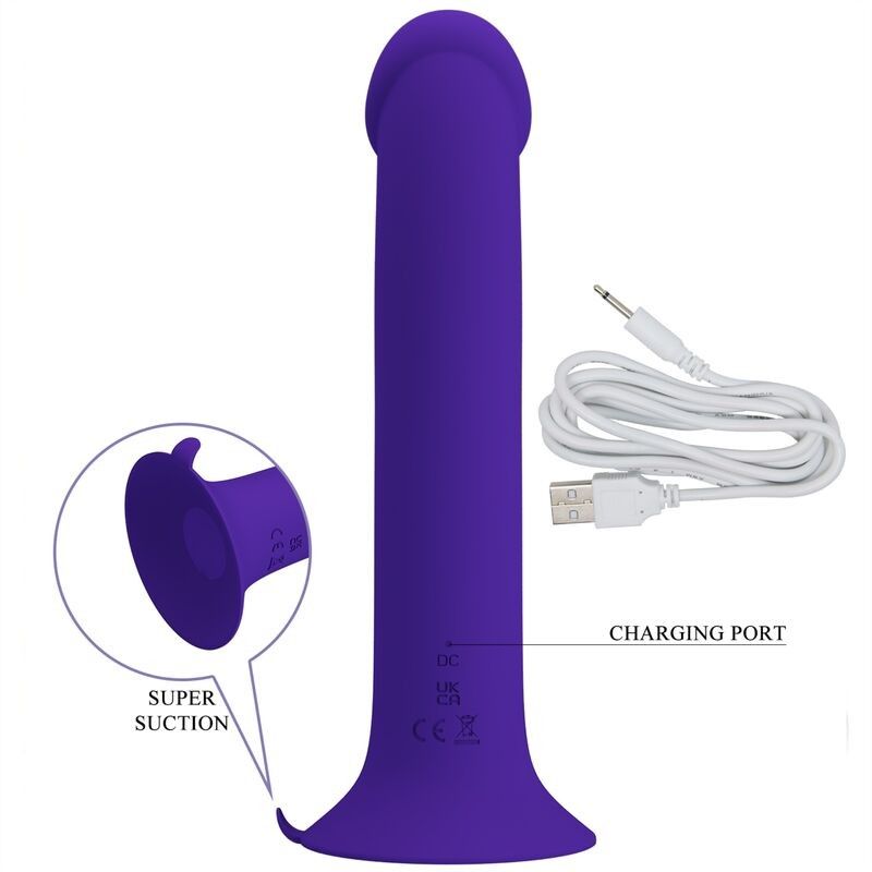 PRETTY LOVE - MURRAY YOUTH VIBRATING DILDO & RECHARGEABLE VIOLET PRETTY LOVE YOUTH - 5