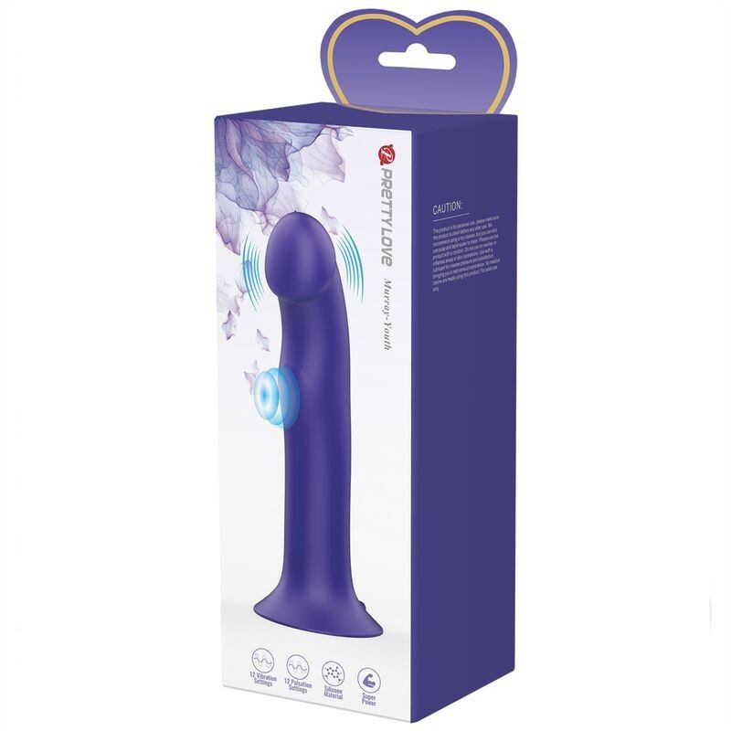 PRETTY LOVE - MURRAY YOUTH VIBRATING DILDO & RECHARGEABLE VIOLET PRETTY LOVE YOUTH - 8