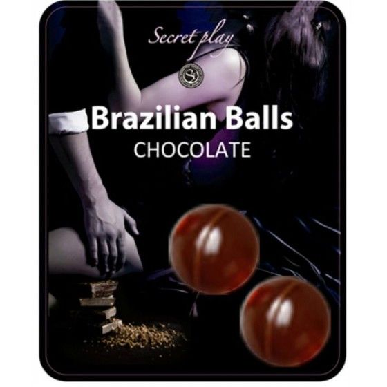 SECRETPLAY - 2 BRAZILIAN BALLS CHOCOLAT SECRETPLAY COSMETIC - 1