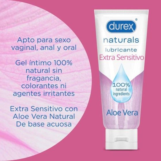 DUREX - NATURALS EXTRA SENSITIVE LUBRICANT 100 ML DUREX LUBES - 3