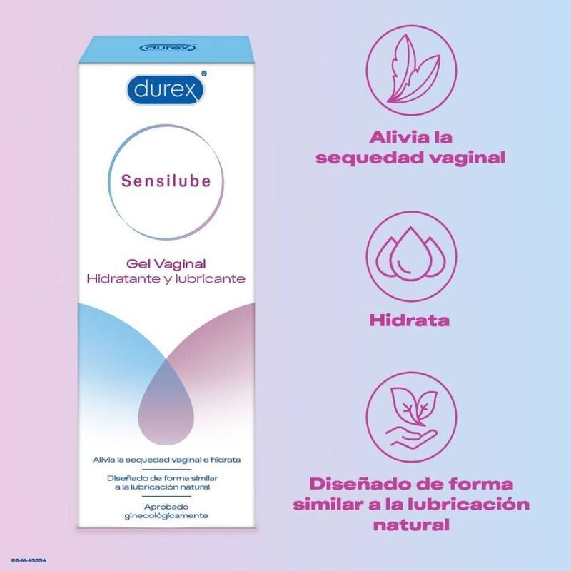 DUREX - SENSILUBE GEL MOISTURIZING LUBE 40 ML DUREX LUBES - 2