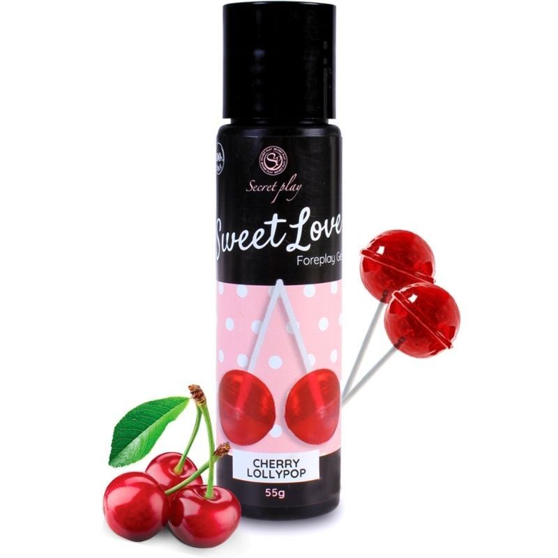 SECRETPLAY - CHERRY LOLLIPOP GEL SWEET LOVE 60 ML SECRETPLAY COSMETIC - 1