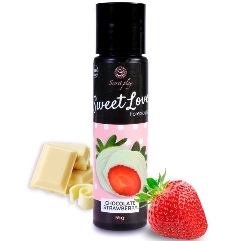 SECRETPLAY - GEL SWEET LOVE STRAWBERRY AND WHITE CHOCOLATE 60 ML SECRETPLAY COSMETIC - 1