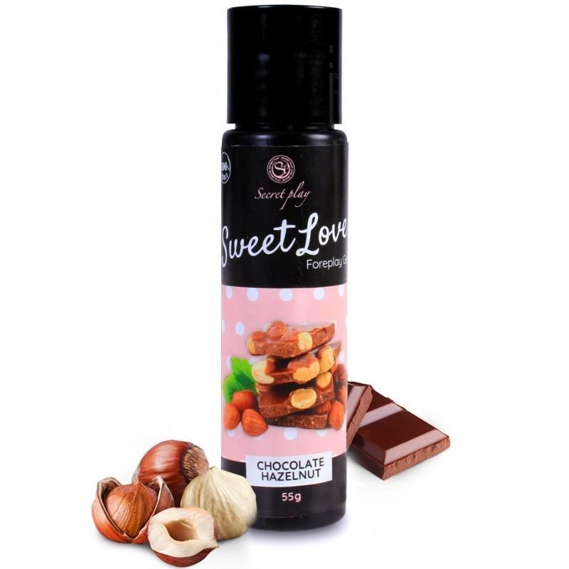 SECRETPLAY - GEL SWEET LOVE CHOCOLATE WITH HAZELNUT 60 ML SECRETPLAY COSMETIC - 1