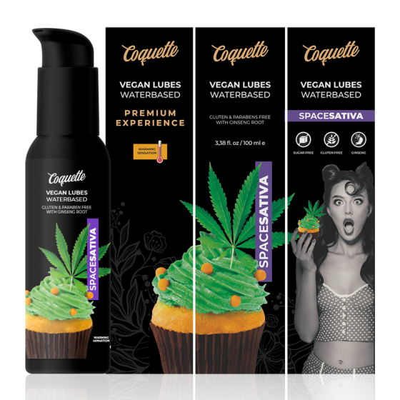 COQUETTE CHIC DESIRE - PREMIUM EXPERIENCE VEGAN SPACE SATIVA LUBRICANT 100 ML COQUETTE COSMETICS - 3