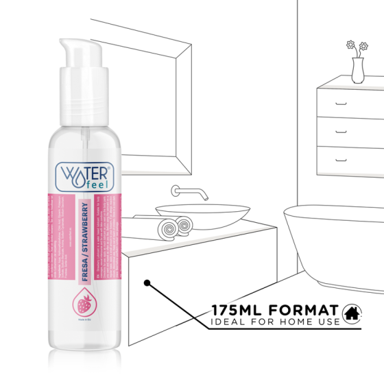 WATERFEEL - STRAWBERRY WATER BASED LUBRICANT 175 ML WATERFEEL - 5