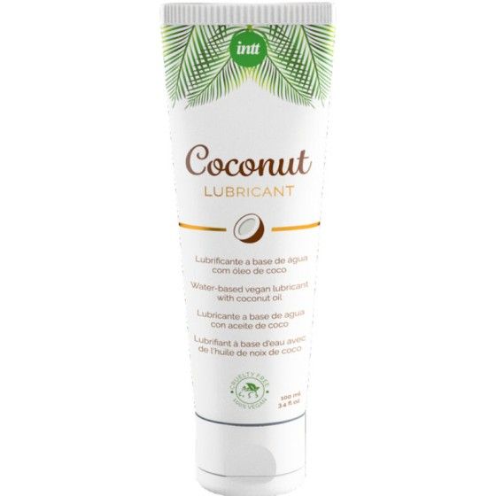 INTT - VEGAN WATER-BASED LUBRICANT WITH INTENSE COCONUT FLAVOR INTT VEGAN LINE - 1