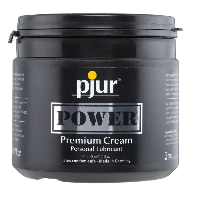 PJUR - POWER PREMIUM CREAM PERSONAL LUBRICANT 500 ML PJUR - 1